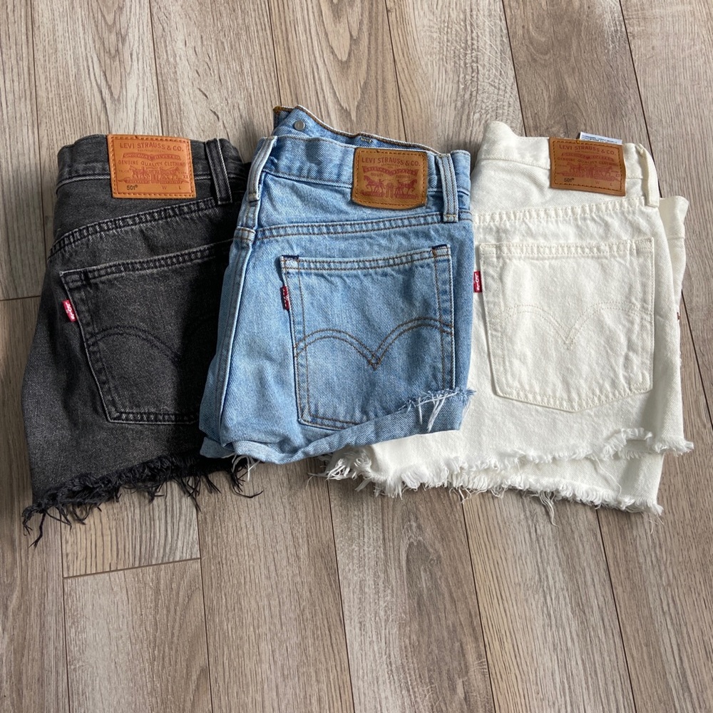 Levi’s jeans shorts collection